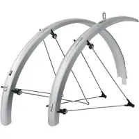 Sks Spatborden Set Bluemels Kunststof 28 Inch X 55 Mm Zilver