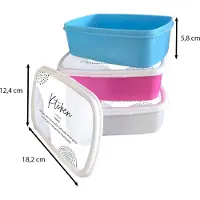 MuchoWow Broodtrommel Roze - Lunchbox - Brooddoos - Spreuken - Kitchen - Papa - Quotes - Keuken definitie - 18x12x6 cm - Kinderen - Meisje