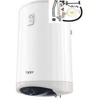 Tesy Modeco antikalk energiezuinige boiler met installatie set voor verticale boilers 80 liter van