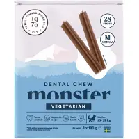 Monster Pet Food - Dog Dental Chew Vegetarian - Medium - 720 g (28 pcs)