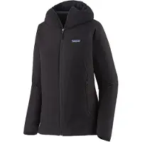 Patagonia - Dames donsjassen - W's Nano-Air Light Hybrid Hoody Black voor Dames - Maat S - Zwart