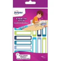 Avery Mini-naametiketten 50 x 10 mm, assorti, permanent klevend RESMI30G - 4 stuks