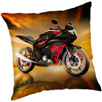 SimbaShop Motor Kussen Superbike - 40 x 40 cm - Polyester