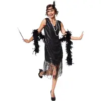 Dressforfun - Vrouwenkostuum jazz S - verkleedkleding kostuum halloween verkleden feestkleding carnavalskleding carnaval feestkledij partykleding - 301575