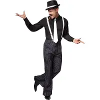 Dressforfun Mannenkostuum gentlemen L - verkleedkleding kostuum halloween verkleden feestkleding carnavalskleding carnaval feestkledij partykleding - 301612