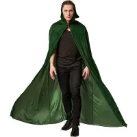 TecTake Fluwelen Cape Met Kap onesize verkleedkleding