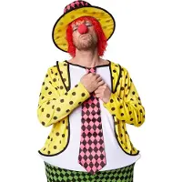 Dressforfun - Herenkostuum weelderige clown Pepe M - verkleedkleding kostuum halloween verkleden feestkleding carnavalskleding carnaval feestkledij partykleding - 300788