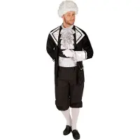 Dressforfun - Barokgraaf S - verkleedkleding kostuum halloween verkleden feestkleding carnavalskleding carnaval feestkledij partykleding - 301399
