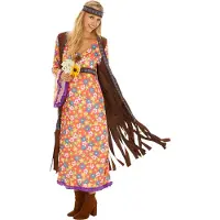 Dressforfun - Vrouwenkostuum Mrs. Peacemaker S - verkleedkleding kostuum halloween verkleden feestkleding carnavalskleding carnaval feestkledij partykleding - 300932
