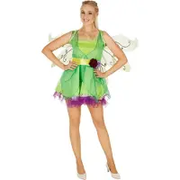Dressforfun - Vrouwenkostuum bloemenfee XXL - verkleedkleding kostuum halloween verkleden feestkleding carnavalskleding carnaval feestkledij partykleding - 301144