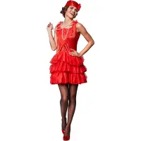 Dressforfun - Vrouwenkostuum Savoy M - verkleedkleding kostuum halloween verkleden feestkleding carnavalskleding carnaval feestkledij partykleding - 301591