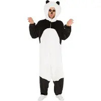 Dressforfun - Kostuum panda L - verkleedkleding kostuum halloween verkleden feestkleding carnavalskleding carnaval feestkledij partykleding - 300885