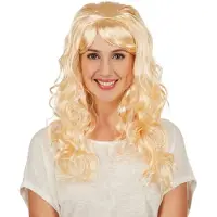 Dressforfun - Vrouwenpruik hippie fever - verkleedkleding kostuum halloween verkleden feestkleding carnavalskleding carnaval feestkledij partykleding - 301108