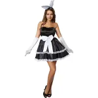 Dressforfun Hot bunny L - verkleedkleding kostuum halloween verkleden feestkleding carnavalskleding carnaval feestkledij partykleding - 302132