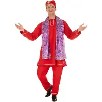 TecTake dressforfun - herenkostuum Indiër L - verkleedkleding kostuum halloween verkleden feestkleding carnavalskleding carnaval feestkledij partykleding - 301027