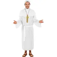 TecTake dressforfun - herenkostuum Paus Johannes L - verkleedkleding kostuum halloween verkleden feestkleding carnavalskleding carnaval feestkledij partykleding - 300348