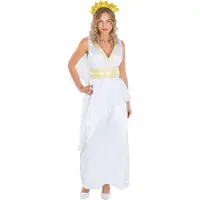 Dressforfun - vrouwenkostuum echtgenote Caesar L - verkleedkleding kostuum halloween verkleden feestkleding carnavalskleding carnaval feestkledij partykleding - 300244