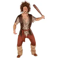 Dressforfun - Man uit het stenen tijdperk L - verkleedkleding kostuum halloween verkleden feestkleding carnavalskleding carnaval feestkledij partykleding - 301341