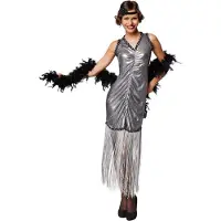 Dressforfun - Vrouwenkostuum Broadway L - verkleedkleding kostuum halloween verkleden feestkleding carnavalskleding carnaval feestkledij partykleding - 301597