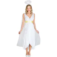 Dressforfun - vrouwenkostuum betoverende engel Esma M - verkleedkleding kostuum halloween verkleden feestkleding carnavalskleding carnaval feestkledij partykleding - 300239