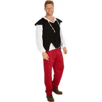 Dressforfun - Herenkostuum tavernewaard S - verkleedkleding kostuum halloween verkleden feestkleding carnavalskleding carnaval feestkledij partykleding - 301220