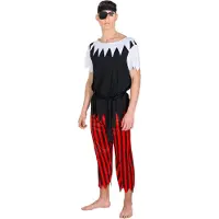 Dressforfun - herenkostuum piratenkoning Piratus XXL - verkleedkleding kostuum halloween verkleden feestkleding carnavalskleding carnaval feestkledij partykleding - 300771