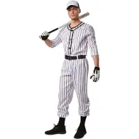 Dressforfun - Herenkostuum baseball XL - verkleedkleding kostuum halloween verkleden feestkleding carnavalskleding carnaval feestkledij partykleding - 301812