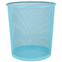Gerimport Kantoor prullenbak/papiermand 12 liter blauw - Prullenmanden