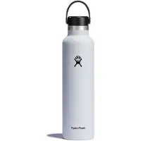 Hydroflask Standard Mouth Flex Cap Drinkfles (709 ml) - Wit