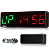 ZEUZ Mini Crossfit, Fitness & Sport Interval Timer – Stopwatch, Countdown & Aftelklok - Tabata & HIIT Digitale Klok