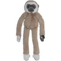 Nature Planet Pluche dieren knuffels hangende Gibbon aap van 48 cm - Knuffeldier