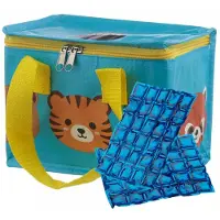 Puckator Kleine lunch koeltas met 2x flexibel koelelement - Adoramals print - 4,7 liter - Koeltas