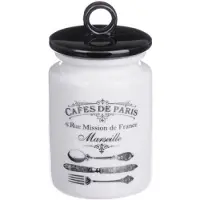 Millimi Cafes de Paris Voorraadpot - 6 x 6 x 12 cm - 160ml