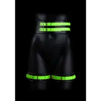 Ouch! Glow in the Dark - Dijboeien met riem en handboeien