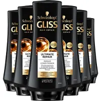 GLISS Ultimate Repair - Haarverzorging - Conditioner - Geeft Weerstand en Glans - Sterk Beschadigd en Droog Haar - Voordeelverpakking - 6x 200ml