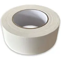 Kortpack - Duct-Tape 50mm breed x 50mtr lang - Wit - 1 rol - Met de Hand Scheurbaar - Reparatietape - Kerndiameter: 76mm - (021.0084)