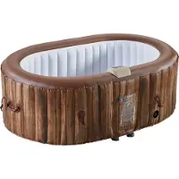 Arebos Bubbelbad Voor 2 personen - Hottub - met accessoires - 190x120cm