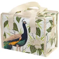 Puckator Lunchtas Pauw 20x15x12cm - vervaardigd uit gerecyleerde petflessen