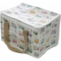 Puckator Kleine lunch koeltas Camping print 20 x 30 x 20 cm - 12 liter - Koeltas