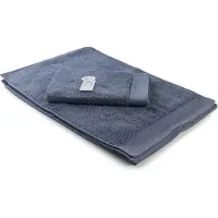 Artg Towelzz - DeLuxe - Gastenhanddoek - 40 x 60 cm - Spijkerstofblauw - Jeans Blue - 700 gram/m2 - Set 5 stuks