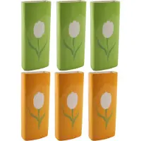 Svenska Living Radiatorbak luchtbevochtiger/waterverdamper - 6 st - 20 x 8 cm - porselein