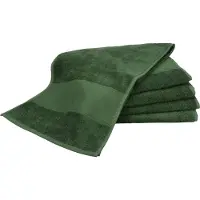 Artg Towelzz SPORTHANDDOEK Extra Lang - 30 x 140 cm - Set van 5 stuks - DARK GREEN
