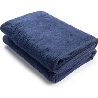Artg Towelzz - AR036 - Douche - Badhanddoek - 100% katoen - 70 x 140 cm - Donkerblauw - French Navy - Set 2 stuks
