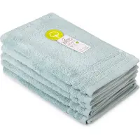Artg Organic - Biologische Katoen - Gastenhanddoek - 60 x 40 cm - Groen - Green - Set 5 stuks