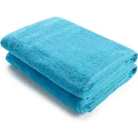 Artg Towelzz - AR036 - Douche - Badhanddoek - 100% katoen - 70 x 140 cm - Zeeblauw - Aqua Blauw - Set 2 stuks