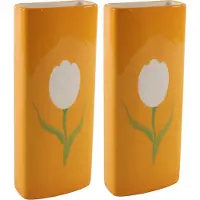 Svenska Living Radiatorbak luchtbevochtiger/waterverdamper - 2 st - 20 x 8 cm - porselein