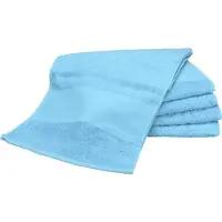 Artg Towelzz Sporthanddoek Extra Lang - 30 x 140 cm - Set van 5 stuks - Turquoise - Aqua Blue