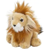 Nature Planet Pluche leeuw knuffel - 18 cm - Leeuwen Knuffeldieren