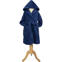 Artg Boyzz & Girlzz - Kinder Badjas Capuchon Donkerblauw - French Navy - Maat 164/176