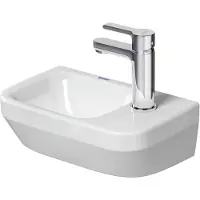 Duravit DuraStyle fontein zonder overloop 1 kraangat rechts 36x22cm wit
